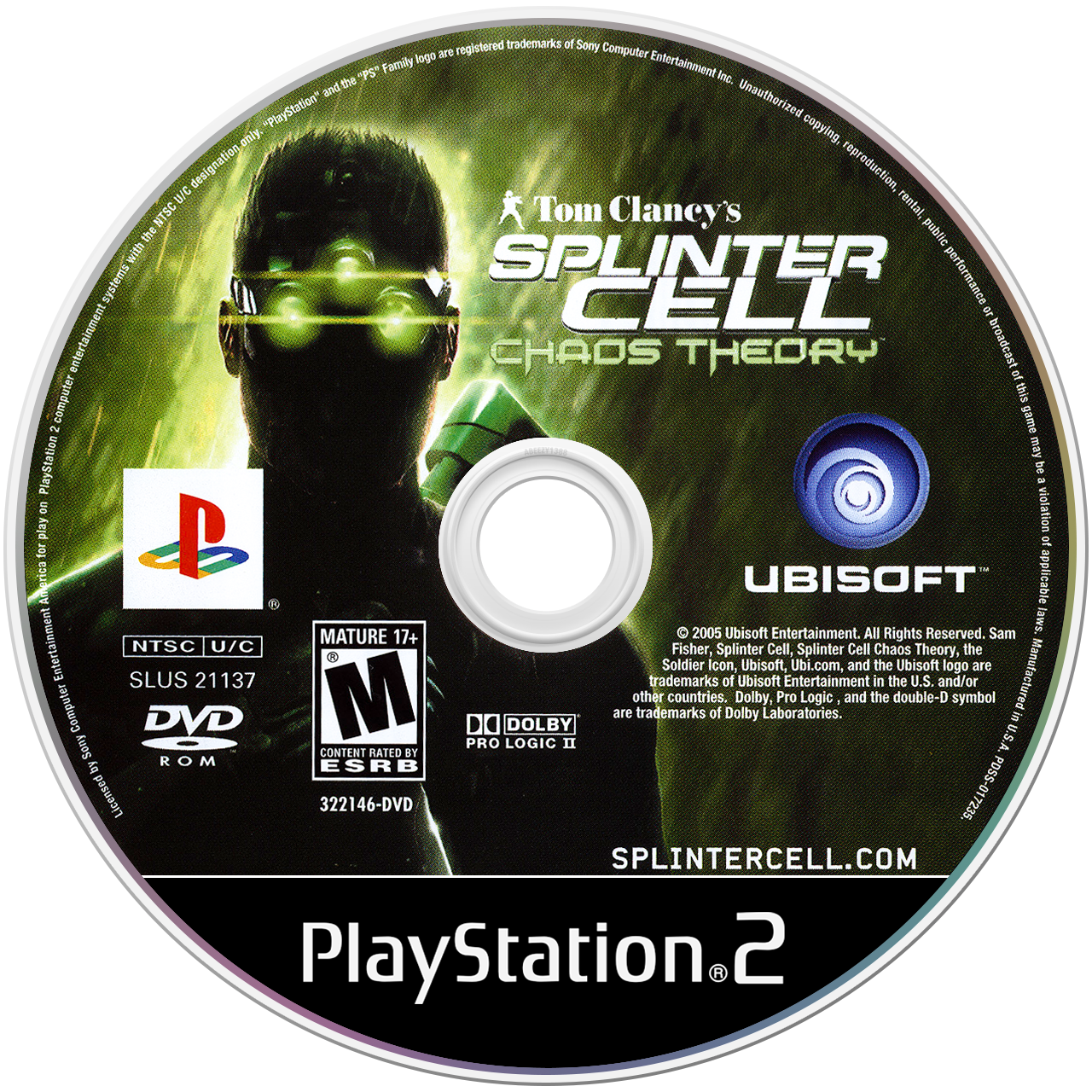 Splinter Cell Chaos Theory media 6 for Playstation 2
